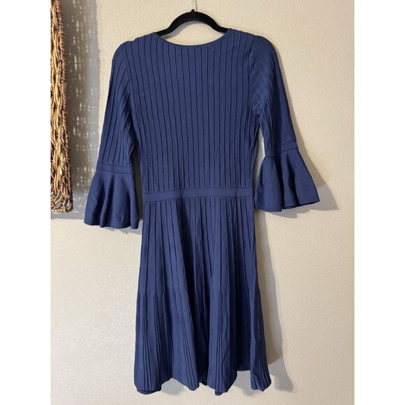 Lilly Pulitzer Brandi High Tide Dress S Small Blue Stretch 3/4 Sleeve $198 - Picture 16 of 16